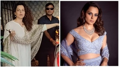 Kangana Ranaut was seen snapping at paparazzi in a new video.