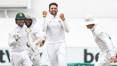A spin bowling inspired innings ensures victory for South Africa in the first Test. (CSA) A spin bowling inspired innings ensures victory for South Africa in the first Test. (CSA)