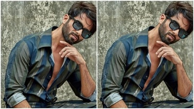 Shahid’s fashion game is always on point. A few days back, the actor played muse to fashion designer house Saaksha and Kinni and picked a shirt and trouser set for the pictures. (Instagram/@shahidkapoor)