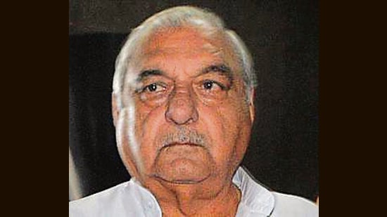 Leader of Opposition in Haryana assembly Bhupinder Singh Hooda (HT File)