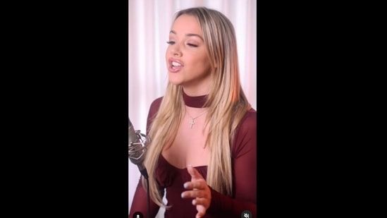 Dutch singer Emma Heesters sang AP Dhillon's Excuses and it is too good to miss. (emmaheesters/Instagram)
