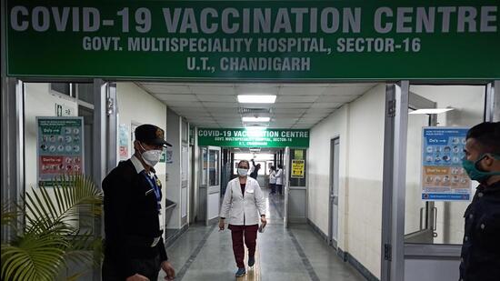 The upgraded intensive care unit for Chandigarh’s GMSH-16 was inaugurated on April 4. (HT File)