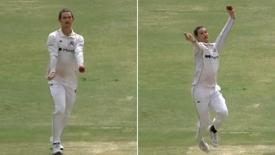 Rate Nic Maddinson's attempt at bowling with Jasprit Bumrah's action from 1-10. (Cricket.com.au) Rate Nic Maddinson's attempt at bowling with Jasprit Bumrah's action from 1-10. (Cricket.com.au)