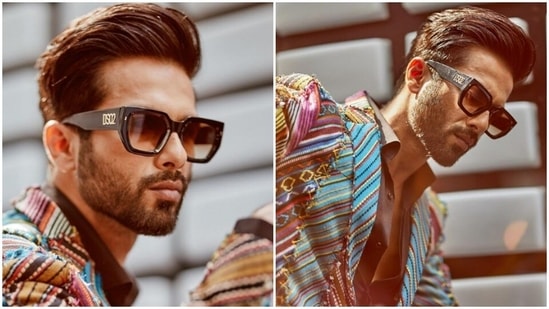 Shahid Kapoor is on a spree of sharing snippets from her fashion diaries on his Instagram profile on a regular basis. The actor keeps slaying fashion goals with each and every post that he makes on his Instagram profile. Be it teaming a bomber jacket with a kurta set or unleashing his boyish charm in a shirt, the actor keeps alerting fashion police. On Monday, Shahid brushed our blues away with yet another set of pictures. We’re drooling.(Instagram/@shahidkapoor)