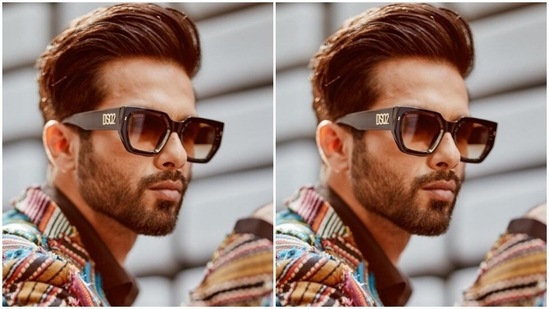 In tinted shades from R Kumar Opticians, Shahid aced the look to perfection.(Instagram/@shahidkapoor)