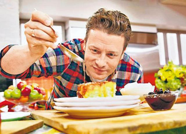 Jamie Oliver was a junior chef at London’s River Cafe when he was spotted by a TV producer Jamie Oliver was a junior chef at London’s River Cafe when he was spotted by a TV producer