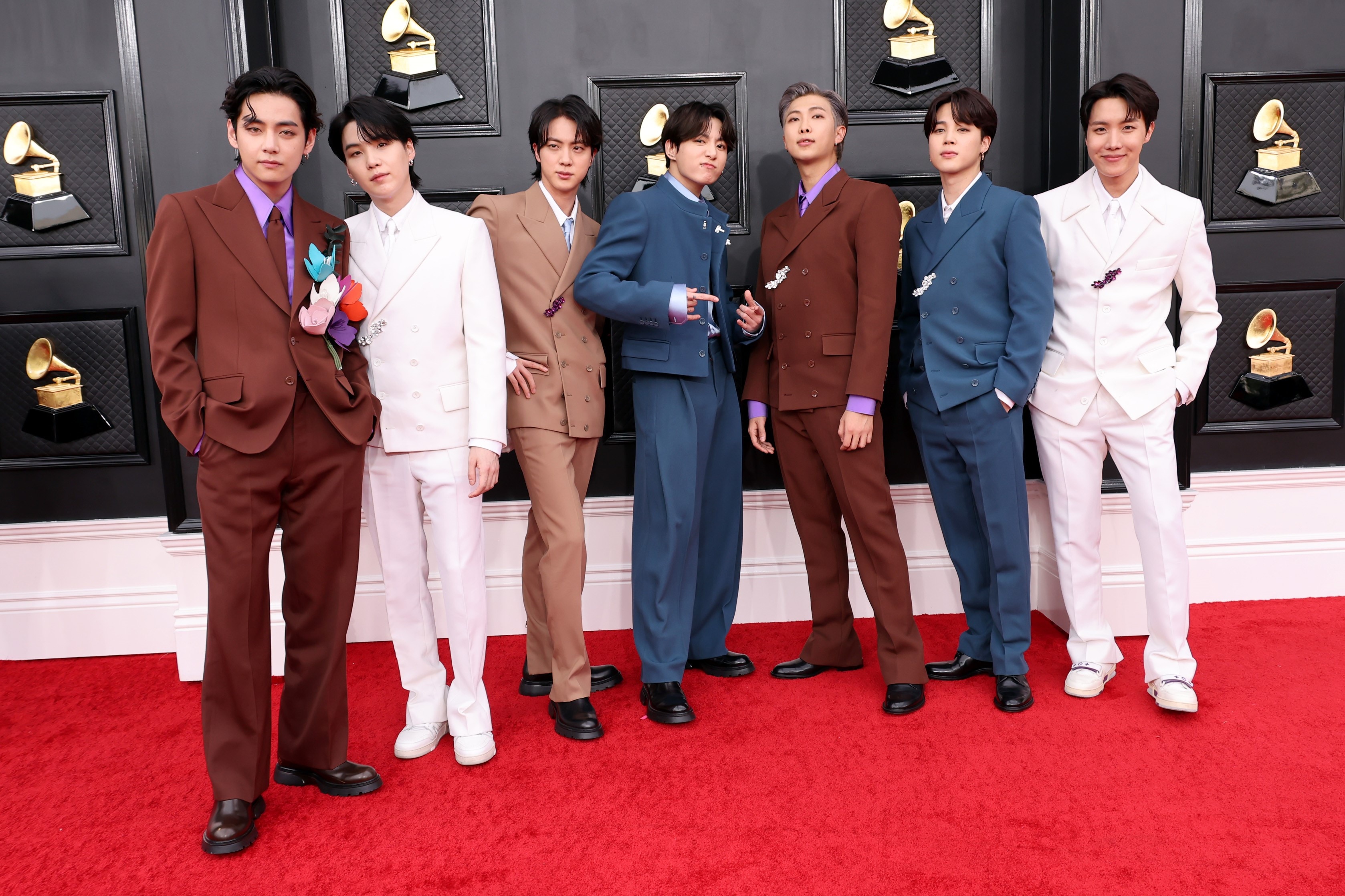 BTS at Grammys: RM, Jin, Suga, J-Hope, Jimin, V, Jungkook serve DYNAMITE  looks