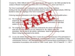 CBSE issues warning against fake notice on term 1, term 2 exams (Photo tweeted by CBSE) CBSE issues warning against fake notice on term 1, term 2 exams (Photo tweeted by CBSE)