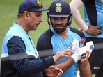 Ravi Shastri and Rohit Sharma(Getty) Ravi Shastri and Rohit Sharma(Getty)