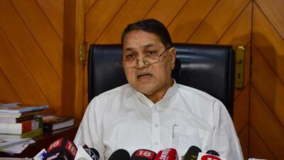 The home minister further alleged that the opposition Bharatiya Janata Party (BJP) was resorting to communal politics to polarise voters (HT PHOTO) The home minister further alleged that the opposition Bharatiya Janata Party (BJP) was resorting to communal politics to polarise voters (HT PHOTO)
