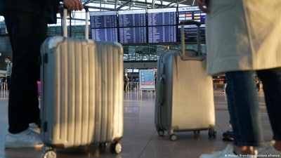 Are business trips a thing of the past? (Marcus Brandt/dpa/picture alliance ) Are business trips a thing of the past? (Marcus Brandt/dpa/picture alliance )
