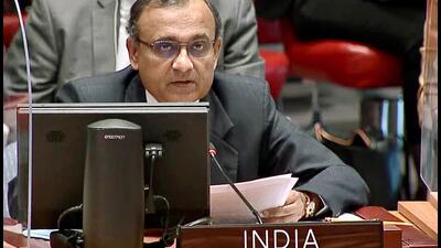 Ukraine Russia crisis: Permanent representative and Ambassador of India to United Nations TS Tirumurti said India continues to be “deeply concerned at the worsening situation” in Ukraine (ANI)