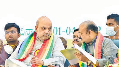 Karnataka chief minister Basavaraj Bommai is also hoping to quell growing clamour within his party and government over the delay in expansion of the cabinet after meeting with Amit Shah and JP Nadda. (PTI) Karnataka chief minister Basavaraj Bommai is also hoping to quell growing clamour within his party and government over the delay in expansion of the cabinet after meeting with Amit Shah and JP Nadda. (PTI)