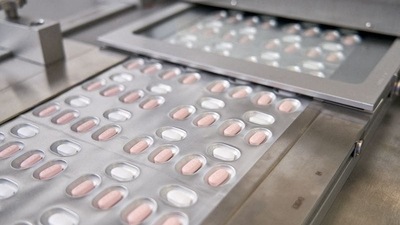 Paxlovid, a Pfizer's coronavirus disease (COVID-19) pill, is seen manufactured in Ascoli, Italy (Reuters)