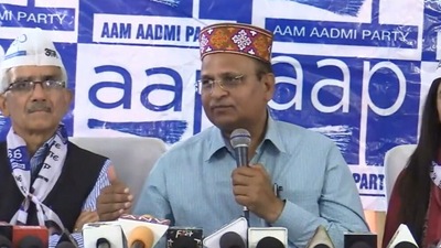 The assembly elections in Himachal Pradesh are scheduled for November 2022 to elect 68 members. (Twitter/AAP) The assembly elections in Himachal Pradesh are scheduled for November 2022 to elect 68 members. (Twitter/AAP)