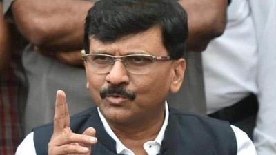 Shiv Sena leader Sanjay Raut. (HT file) Shiv Sena leader Sanjay Raut. (HT file)