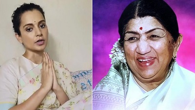 Kangana Ranaut reacts to Lata Mangeshkar missing from In Memorium segment at Grammys 2022. Kangana Ranaut reacts to Lata Mangeshkar missing from In Memorium segment at Grammys 2022.