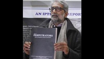 The state assured the bench that though Navlakha was kept in a separate barrack, he was allowed out in the open for half an hour a day (AP)