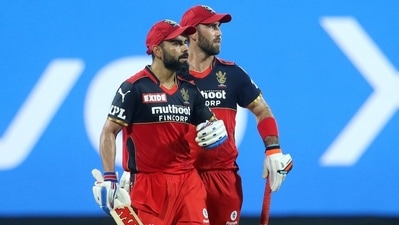 Glenn Maxwell along with Virat Kohli&nbsp; (Twitter/IPL)