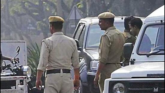 Gurmail Singh, who is to retire the next month, made the constables do household chores and drive him around. (HT PHOTO)