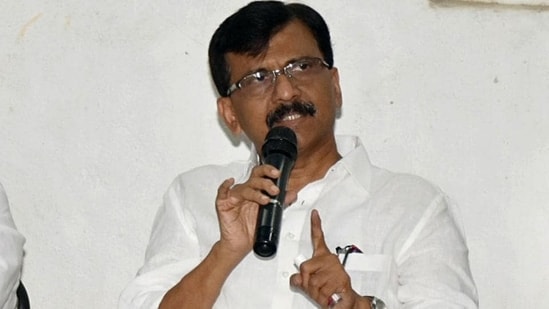 Shiv Sena leader Sanjay Raut.(ANI file)