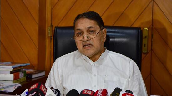 The home minister further alleged that the opposition Bharatiya Janata Party (BJP) was resorting to communal politics to polarise voters (HT PHOTO)