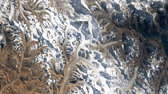Nasa posted this image of Mt Everest that is captured from the ISS. (Instagram/@nasa)