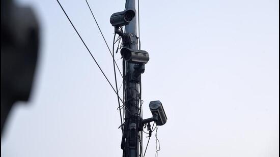 Mayor Sanjeev Sharma Bittu said the initiative was part of Punjab’s urban local bodies surveillance grid project. (HT Photo)
