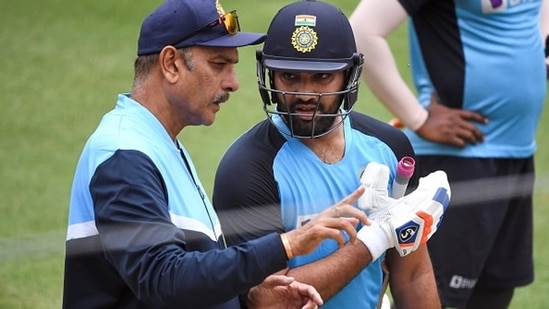 Ravi Shastri and Rohit Sharma(Getty) Ravi Shastri and Rohit Sharma(Getty)
