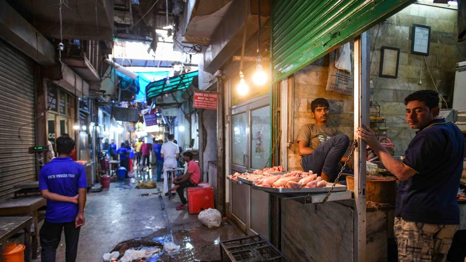 At INA market, on Tuesday. (Amal KS/HT) At INA market, on Tuesday. (Amal KS/HT)