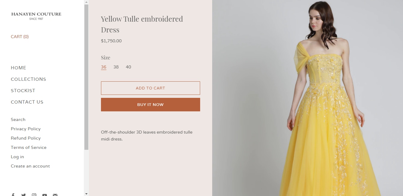The price of Mouni Roy's gown.&nbsp; (hanayencouture.com)