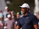 &nbsp;Tiger Woods of the U.S. on the 9th green during a practice round