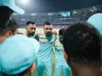 KL Rahul (centre) during LSG's game against SRH. (IPL) KL Rahul (centre) during LSG's game against SRH. (IPL)