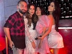 Nysa Devgan with her friends. Nysa Devgan with her friends.