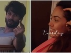 Shahid Kapoor and Mira Rajput shared videos of each other on their Instagram accounts. Shahid Kapoor and Mira Rajput shared videos of each other on their Instagram accounts.