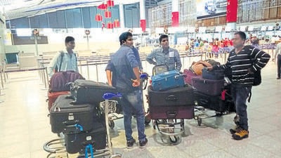 The Hyderabad airport. (HT PHOTO/FILE) The Hyderabad airport. (HT PHOTO/FILE)
