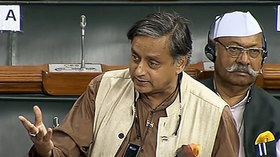 Shashi Tharoor wished BJP on its 42nd foundation day. (ANI) Shashi Tharoor wished BJP on its 42nd foundation day. (ANI)