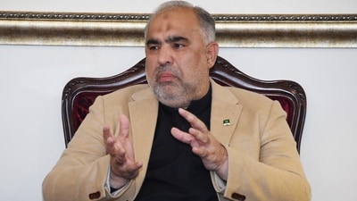 Pakistan national assembly speaker Asad Qaiser. (Twitter/Asad Qaiser) Pakistan national assembly speaker Asad Qaiser. (Twitter/Asad Qaiser)