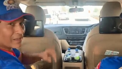 The image is taken from the video posted by Sachin Tendulkar on Twitter. (Twitter/@sachin_rt)
