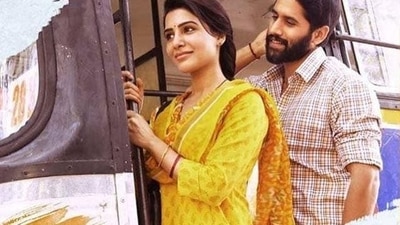 Samantha Ruth Prabhu and Naga Chaitanya in a still from Majili.