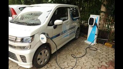 Under the draft EV policy, which was notified on February 10, public charging infrastructure will be set up in every sector of Chandigarh. (HT FIle Photo) Under the draft EV policy, which was notified on February 10, public charging infrastructure will be set up in every sector of Chandigarh. (HT FIle Photo)