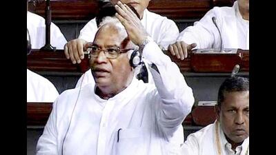 Congress leader Mallikarjun Kharge. (PTI)