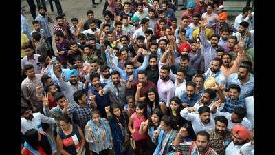 ABVP also demanded that the university resume providing guest basis hostels to needy students. (HT File) ABVP also demanded that the university resume providing guest basis hostels to needy students. (HT File)