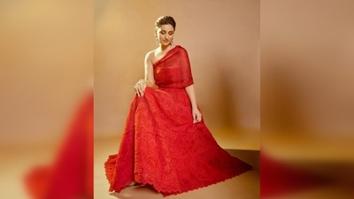 Parineeti Chopra is the perfect personification of love in this red gown which she teamed with statement pearl earrings. (Instagram/@parineetichopra) Parineeti Chopra is the perfect personification of love in this red gown which she teamed with statement pearl earrings. (Instagram/@parineetichopra)