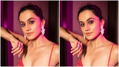 Taapsee’s fashion diaries are goals for us. A few days back, Taapsee looked ravishing in a pink gown from the house of Zara Umrigar. (Instagram/@taapsee)