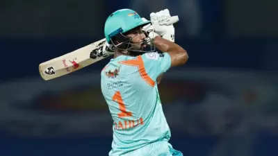 KL Rahul in action for LSG. (IPL) KL Rahul in action for LSG. (IPL)