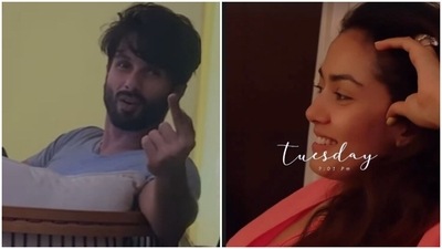 Shahid Kapoor and Mira Rajput shared videos of each other on their Instagram accounts. Shahid Kapoor and Mira Rajput shared videos of each other on their Instagram accounts.