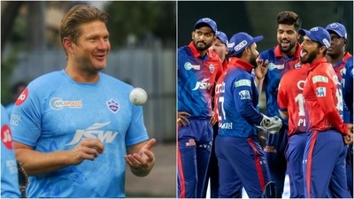 Shane Watson; Delhi Capitals players in action during IPL 2022 (DelhiCapitals/IPL) Shane Watson; Delhi Capitals players in action during IPL 2022 (DelhiCapitals/IPL)