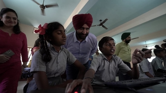 Indian dairy giant Amul and the Indian arm of leading business software corporation SAP India on Tuesday announced their joint plans to provide digital literacy and skilling interventions to 100,000+ children and adolescents.(Handout image) Indian dairy giant Amul and the Indian arm of leading business software corporation SAP India on Tuesday announced their joint plans to provide digital literacy and skilling interventions to 100,000+ children and adolescents.(Handout image)