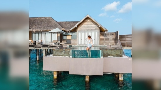 Sonakshi Sinha shared the pictures on her Instagram handle and captioned her post, "Mermaid spotting My love affair with Maldives just getting stronger with each trip and even more this time because of the most amazing stay at @vakkarumaldives curated by @travelnlivingin."(Instagram/@aslisona)